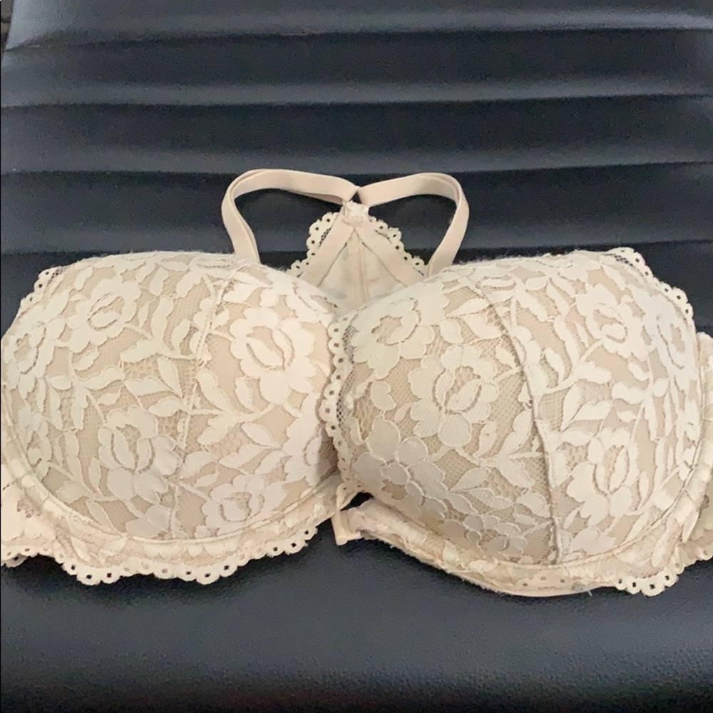 PINK DATE RACERBACK 36 D Neutral/Nude Bra